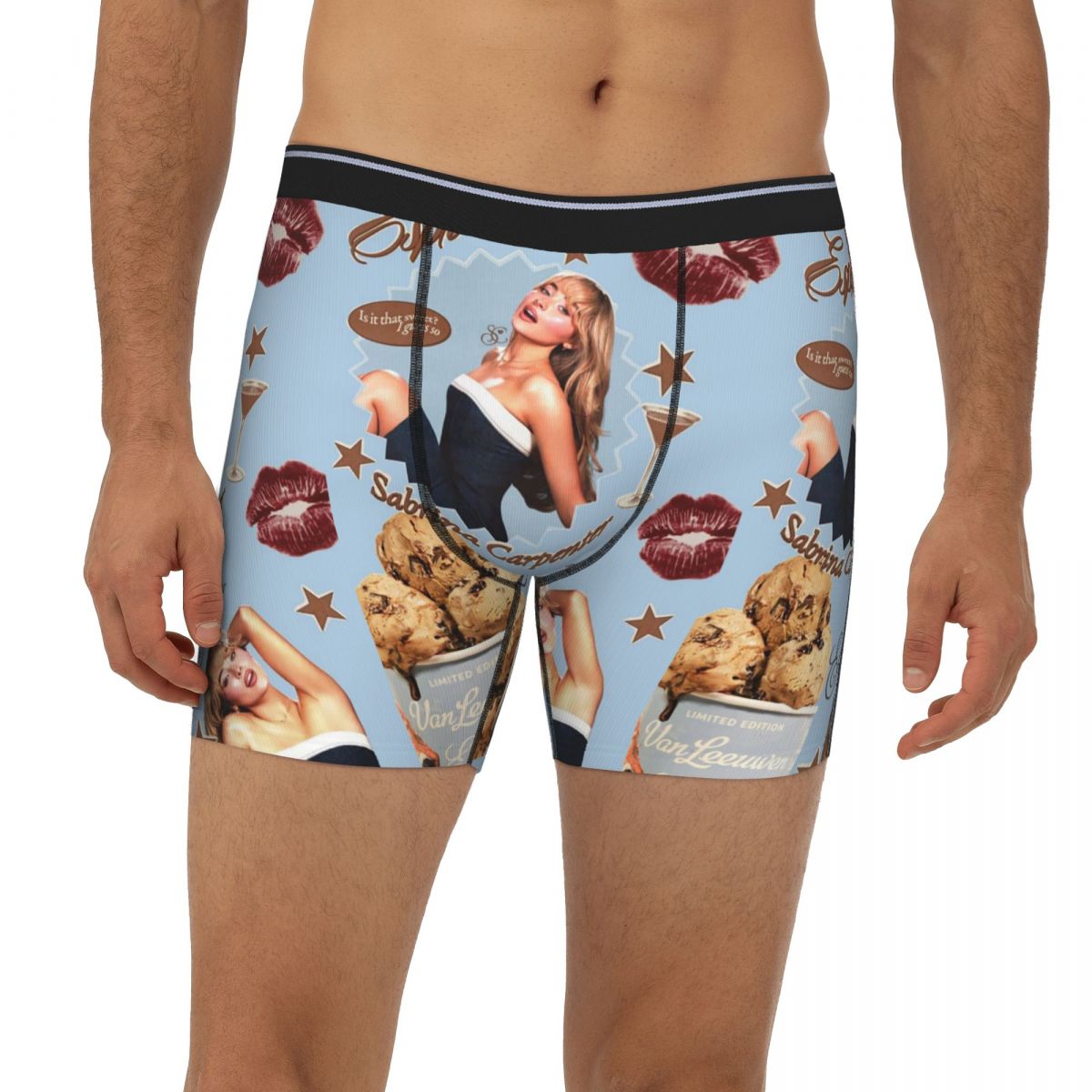 Boxer Shorts Modal - กางเกงในชาย Sabrina Carpenter รุ่น Espresso Long