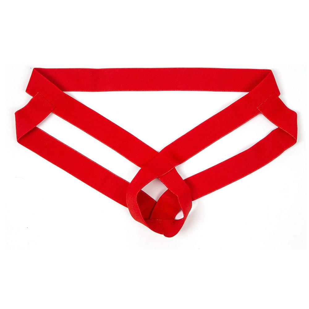 Jockstrap Athletic - กางเกงในชายแบบรัดอวัยวะเพศชาย ช่วยยืดเวลาความสุข ชุดชั้นในเซ็กซี่แบบมีช่องเปิดด้านหลัง จีสตริง เปิดก้น ชุดชั้นในอีโรติก