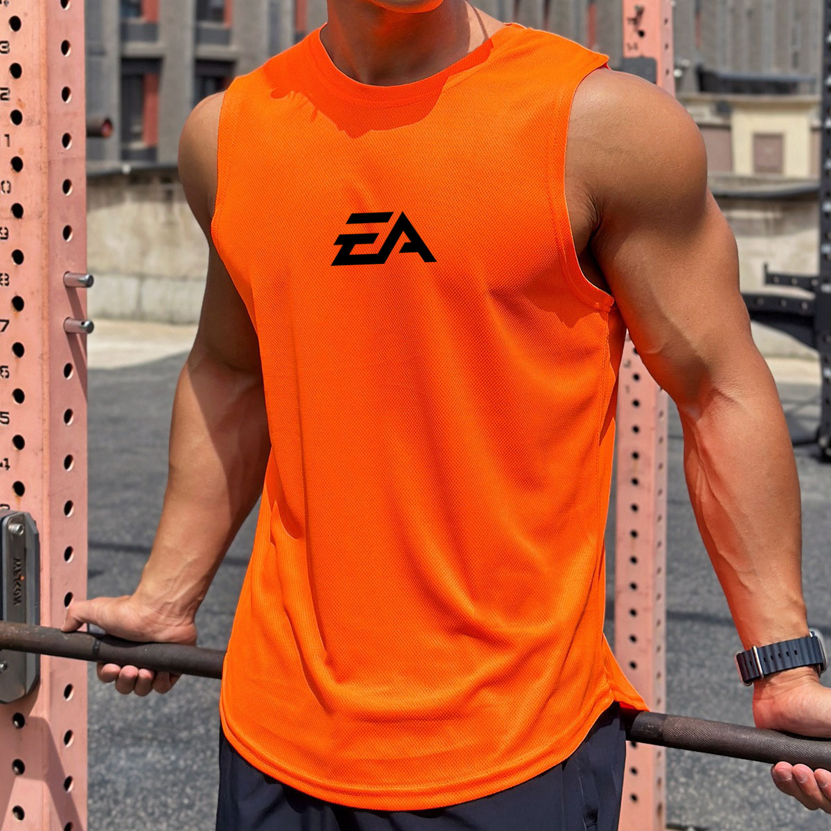 ฤดูร้อนใหม่ผู้ชายเสื้อสวมหัวรอ - Sleeveless Undershirt บทวิจารณ์และราคา