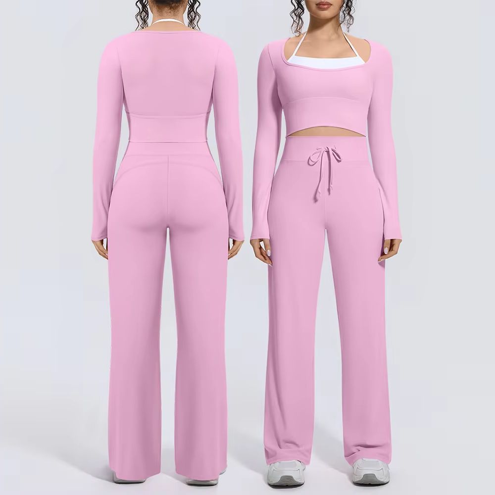 ชุดโยคะผู้หญิง 2 ชิ้น เสื้อครอ - Compression Long Pant บทวิจารณ์และราคา